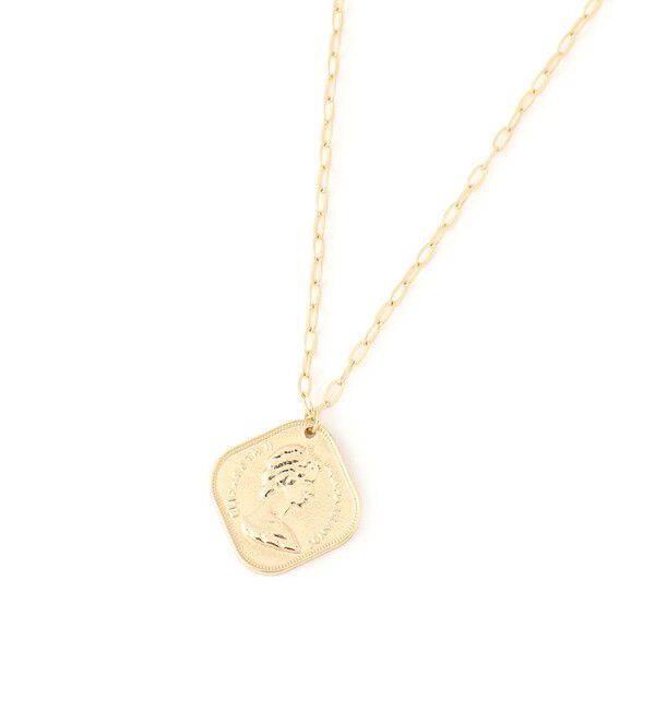 ROPE PICNIC PASSAGE「スクエアコイントップネックレス」|ネックレス|