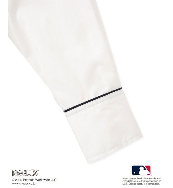 Rope&rsquo;Picnic「【PEANUTS&times;MLB COLLECTION by ROPE' PICNIC】オーバーサイズシャツ」|シャツ・ブラウス|