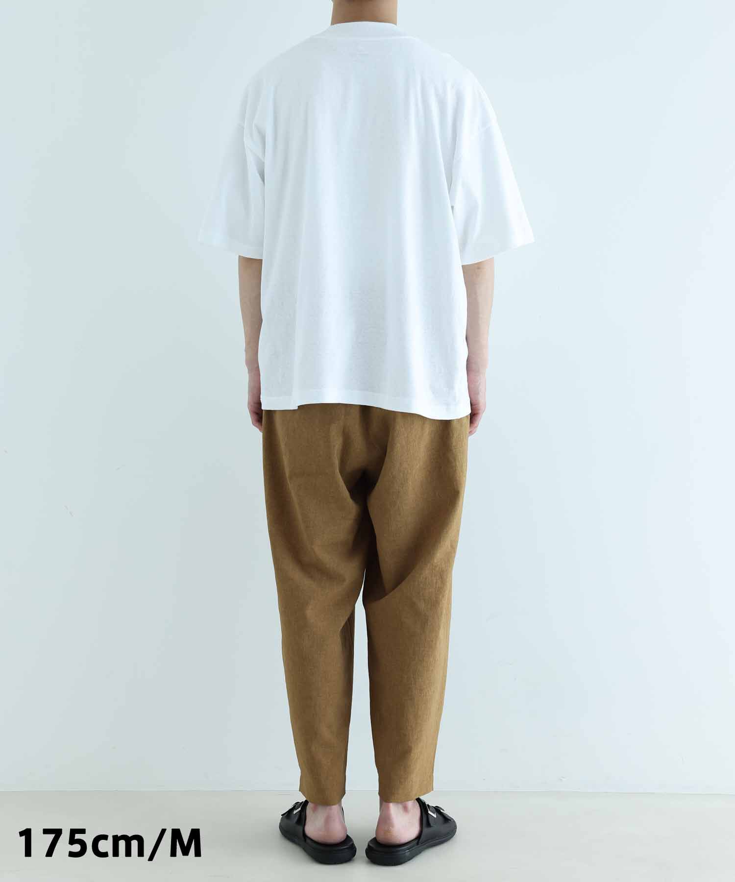 ADAM ET ROPE'「接触冷感 ワイド テーパード アンクルパンツ/イージーケア/吸水速乾」|その他|