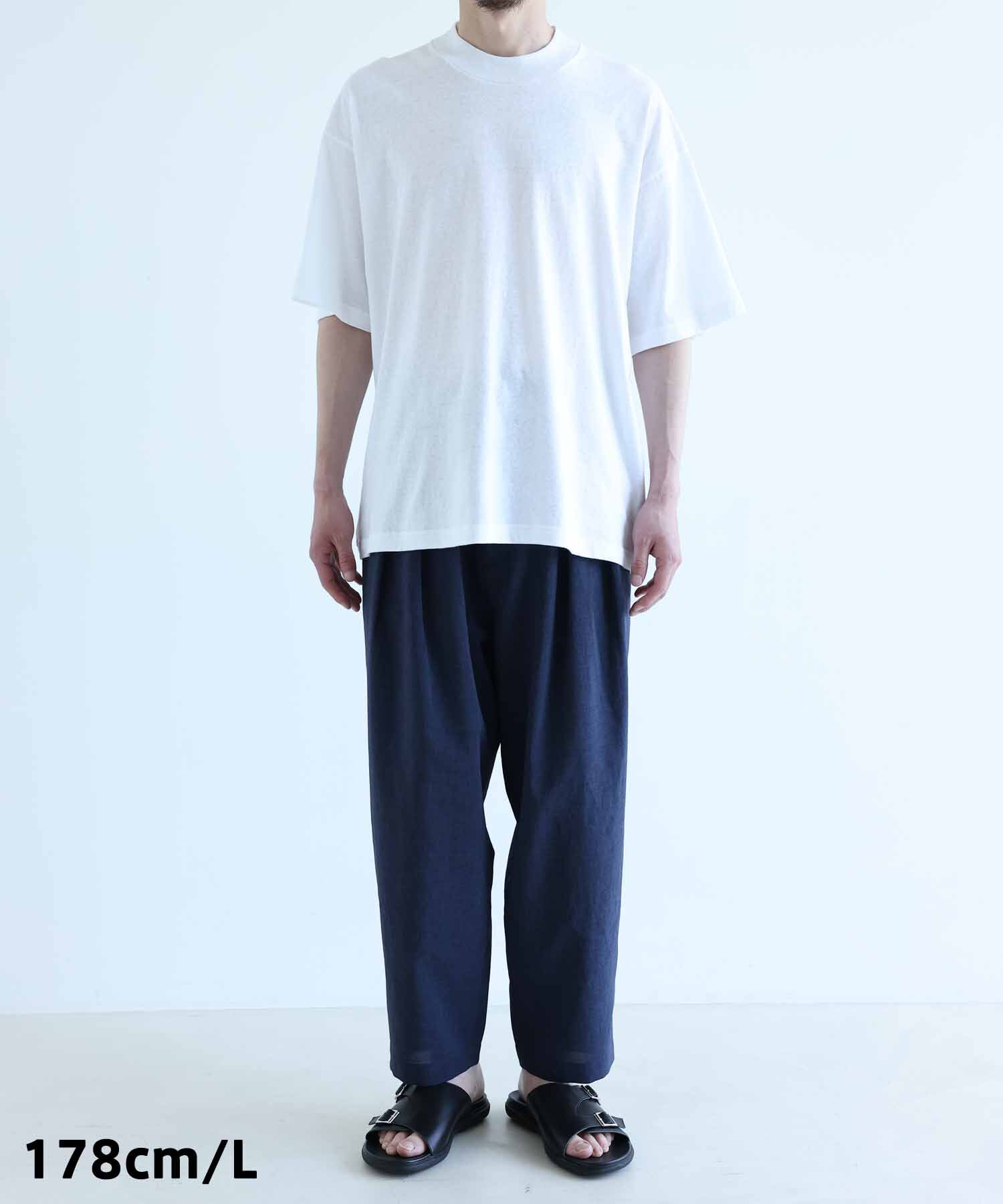 ADAM ET ROPE'「接触冷感 ワイド テーパード アンクルパンツ/イージーケア/吸水速乾」|その他|