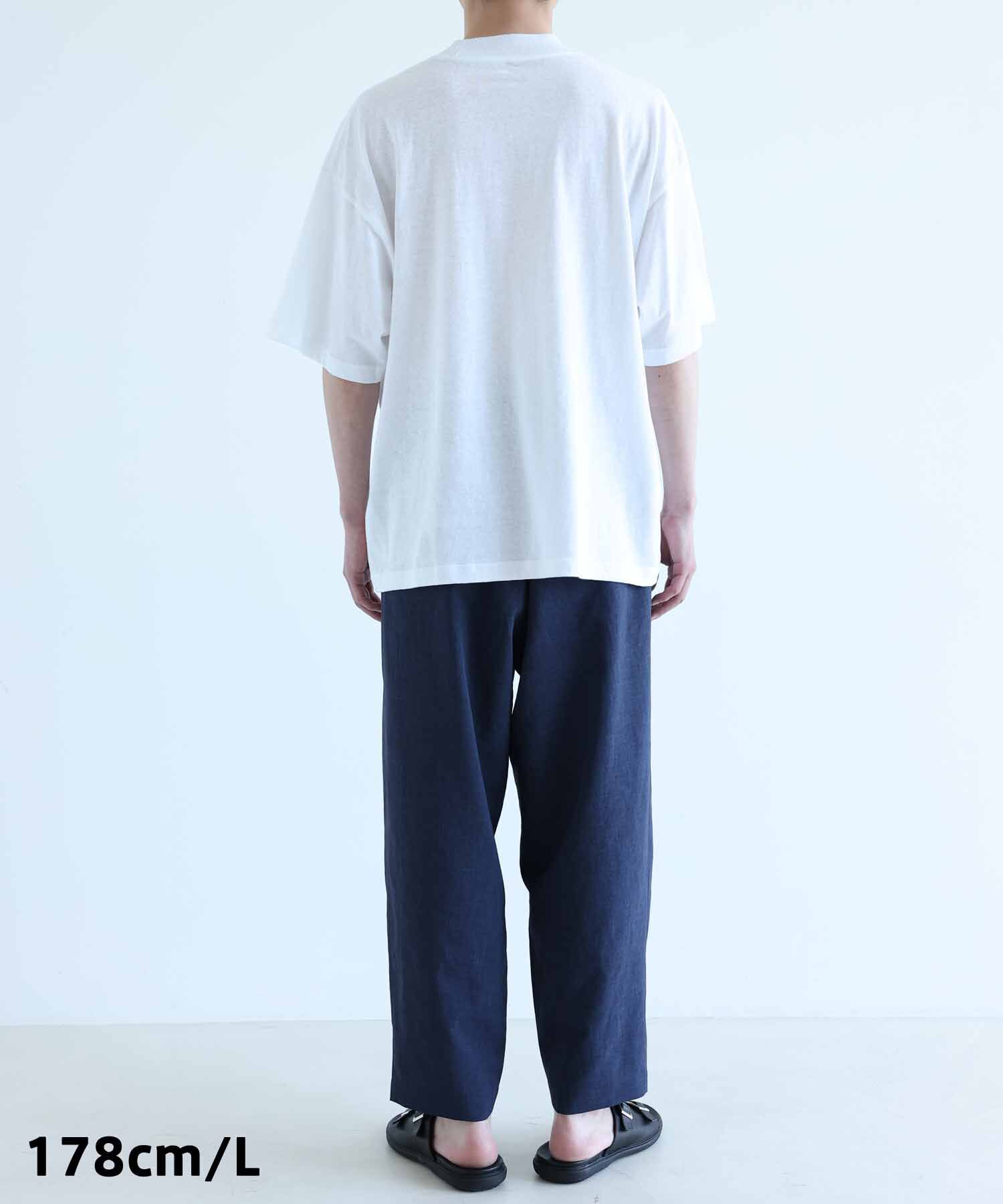 ADAM ET ROPE'「接触冷感 ワイド テーパード アンクルパンツ/イージーケア/吸水速乾」|その他|