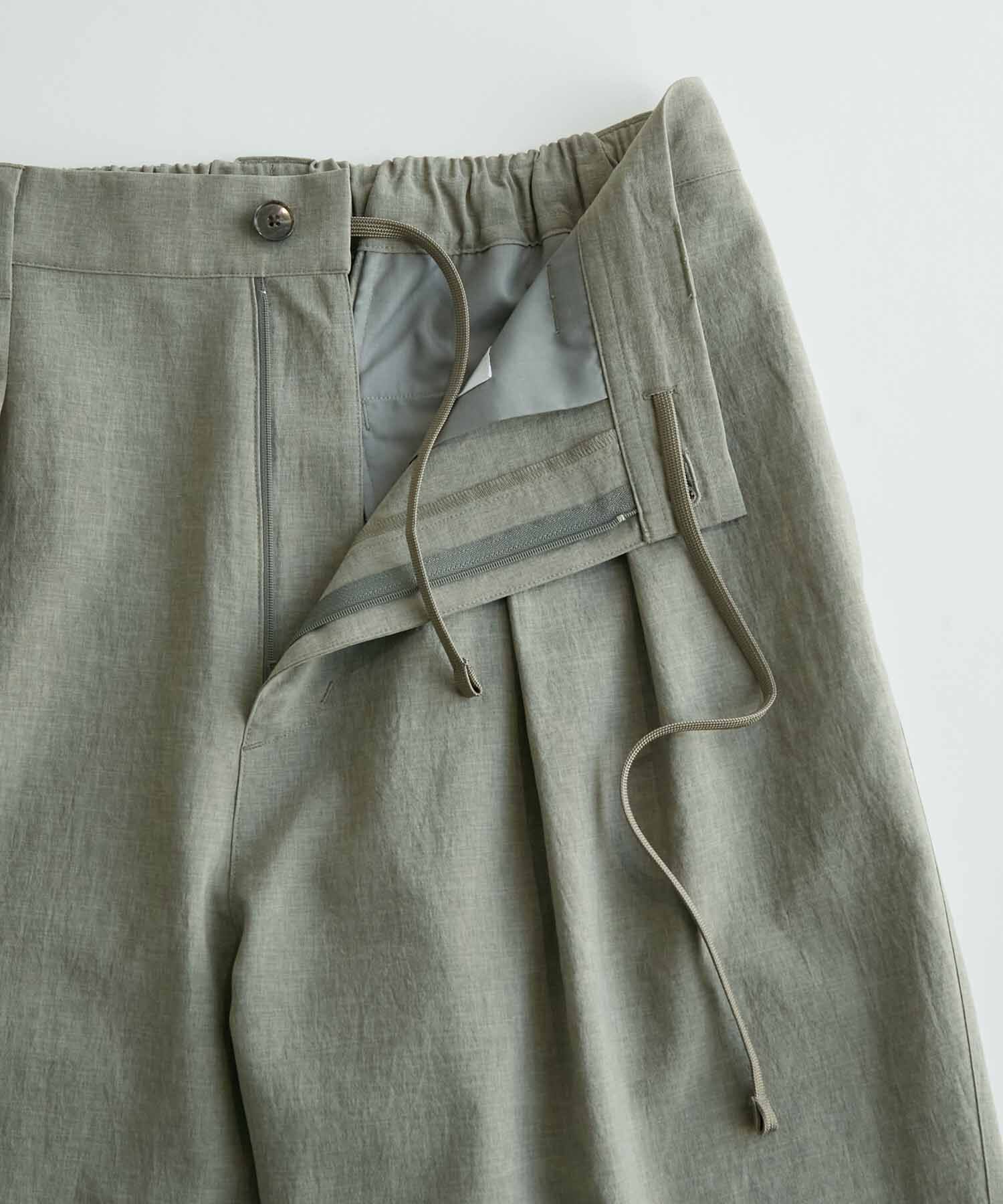 ADAM ET ROPE'「接触冷感 ワイド テーパード アンクルパンツ/イージーケア/吸水速乾」|その他|