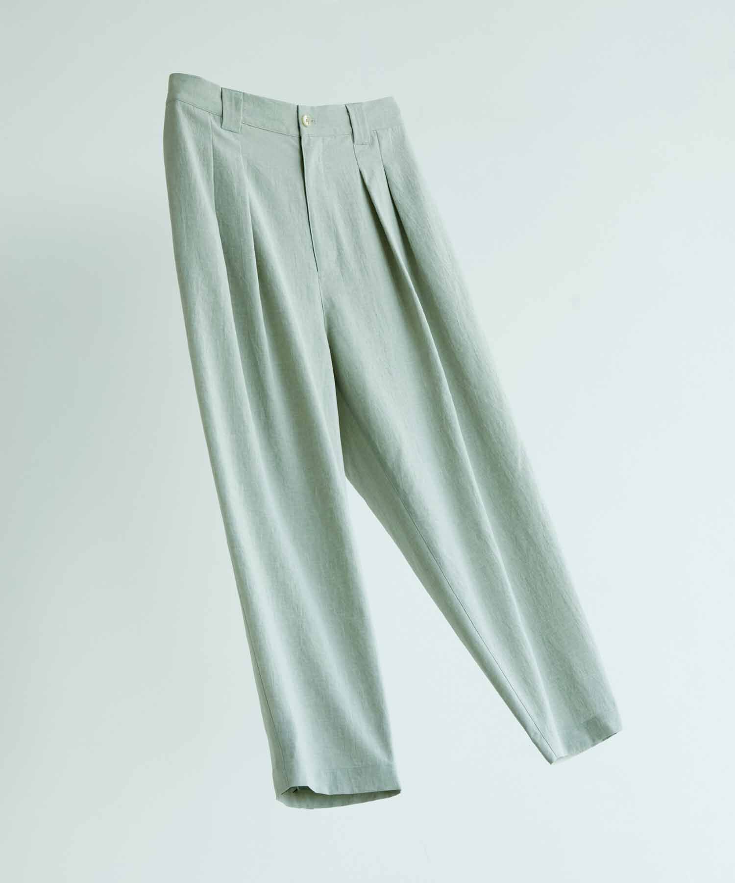 ADAM ET ROPE'「接触冷感 ワイド テーパード アンクルパンツ/イージーケア/吸水速乾」|その他|