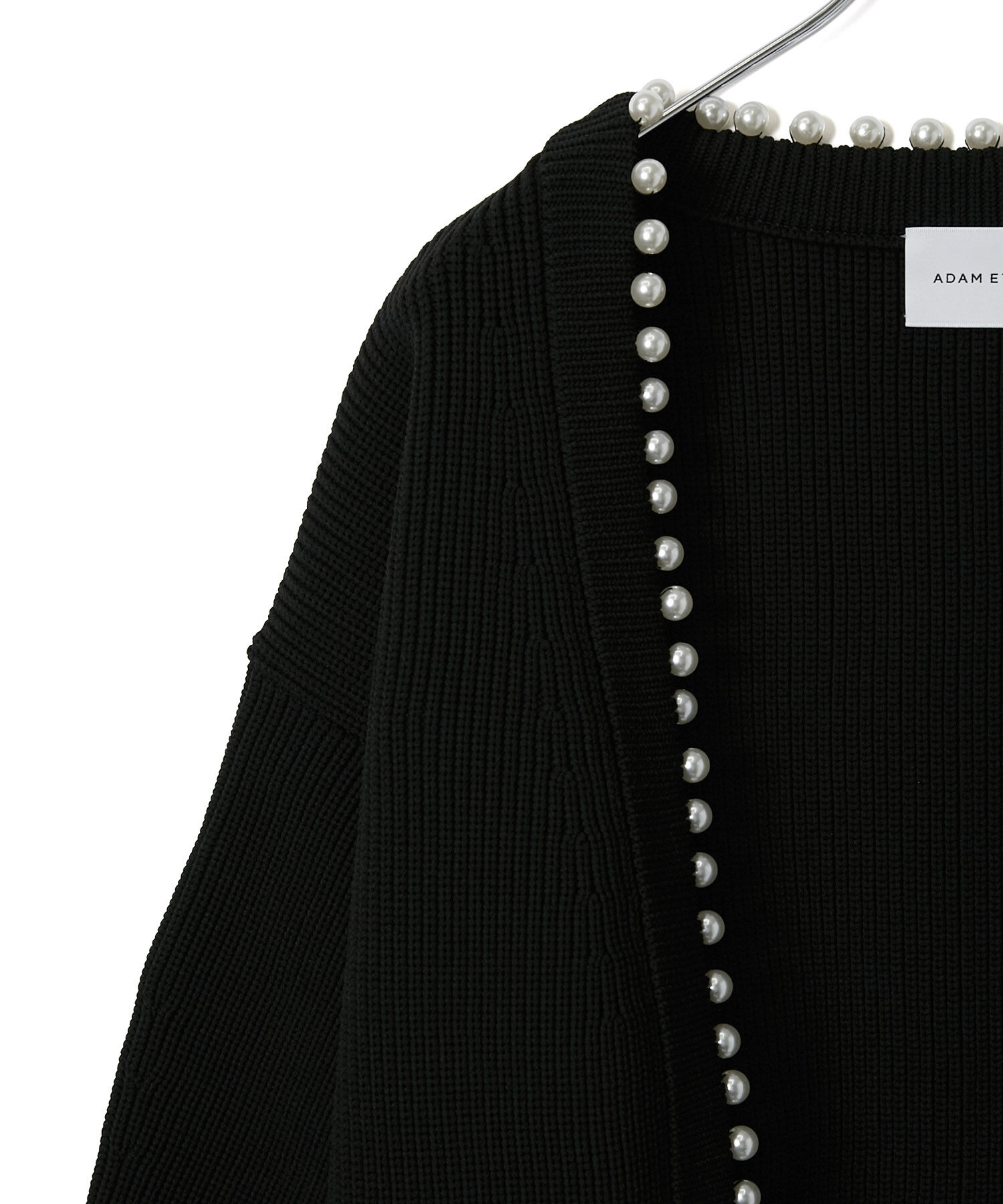 ADAM ET ROPE'「〈追加〉【サステナブル】パール付きカーディガン」|カーディガン|