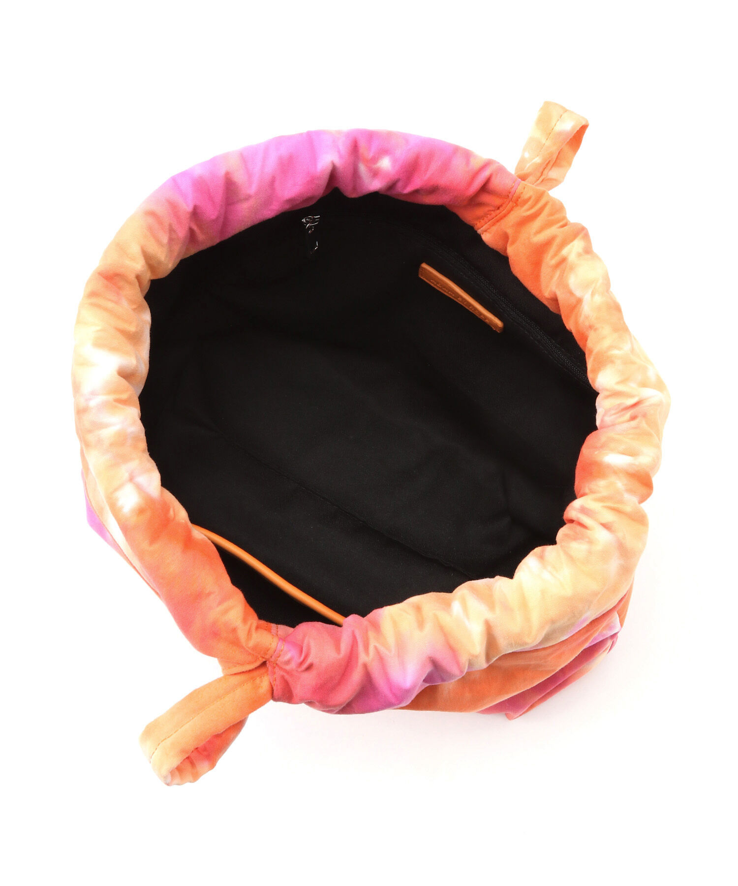 ADAM ET ROPE'「【サステナブル】タイダイ柄巾着バッグ」|ハンドバッグ|