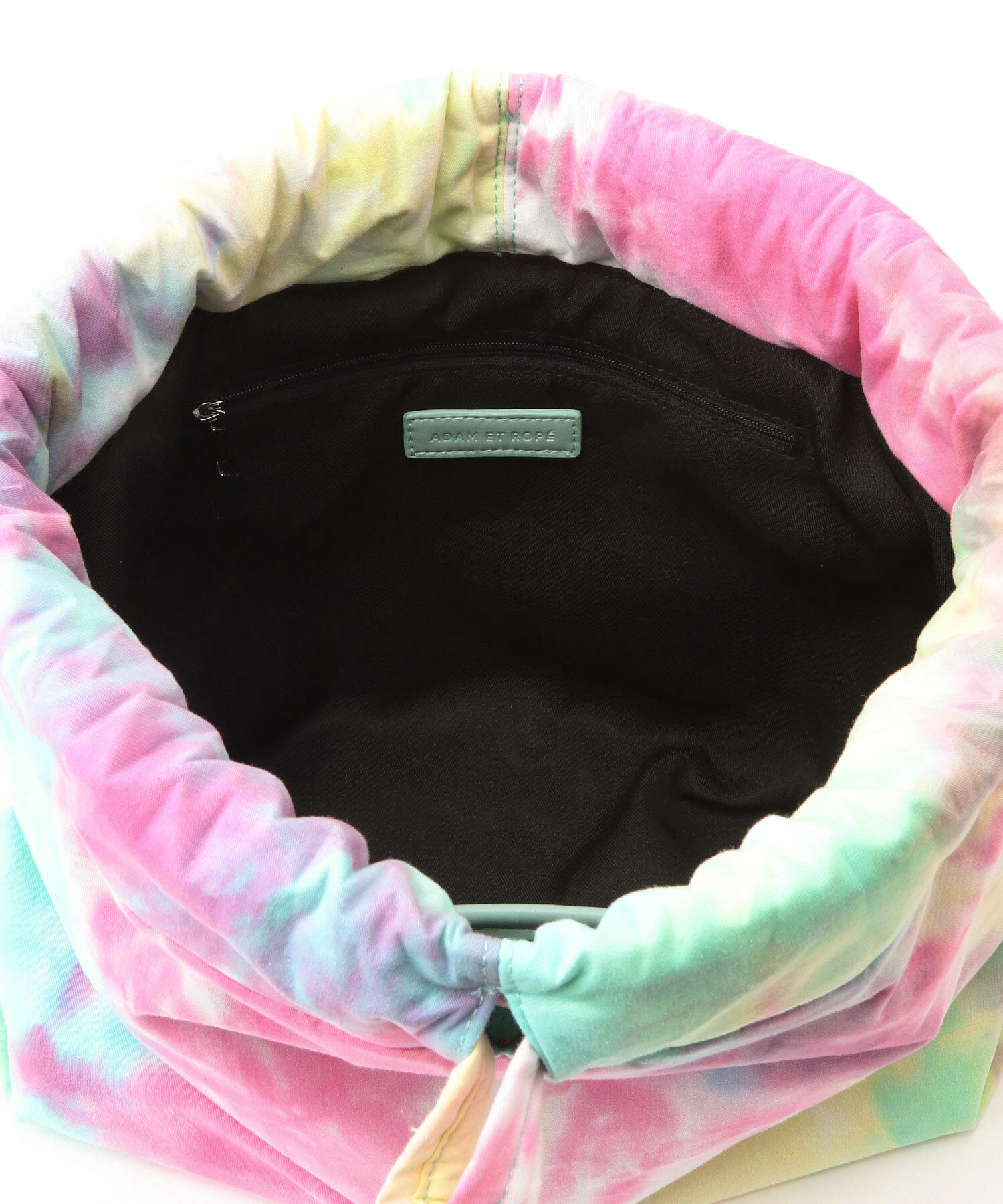 ADAM ET ROPE'「【サステナブル】タイダイ柄巾着バッグ」|ハンドバッグ|