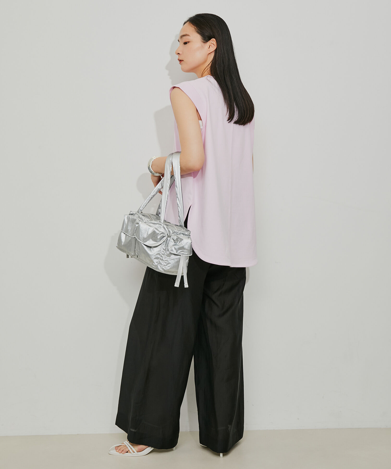 ADAM ET ROPE'「【サステナブル・WEB限定】フラップポケットスクエアートート」|トートバッグ|