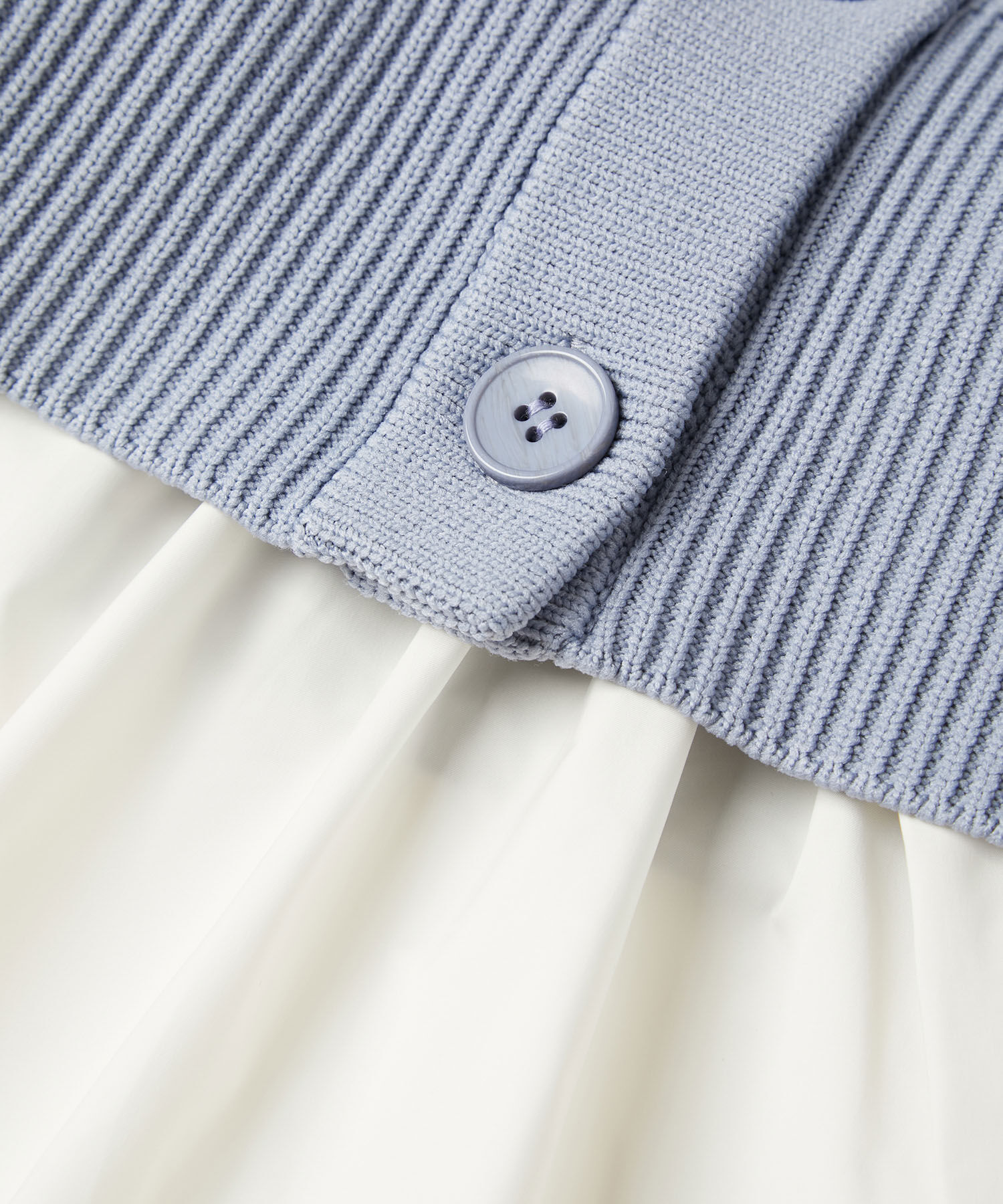 ADAM ET ROPE'「【WEB限定・新色追加】ペプラムコンビニットカーディガン」|カーディガン|