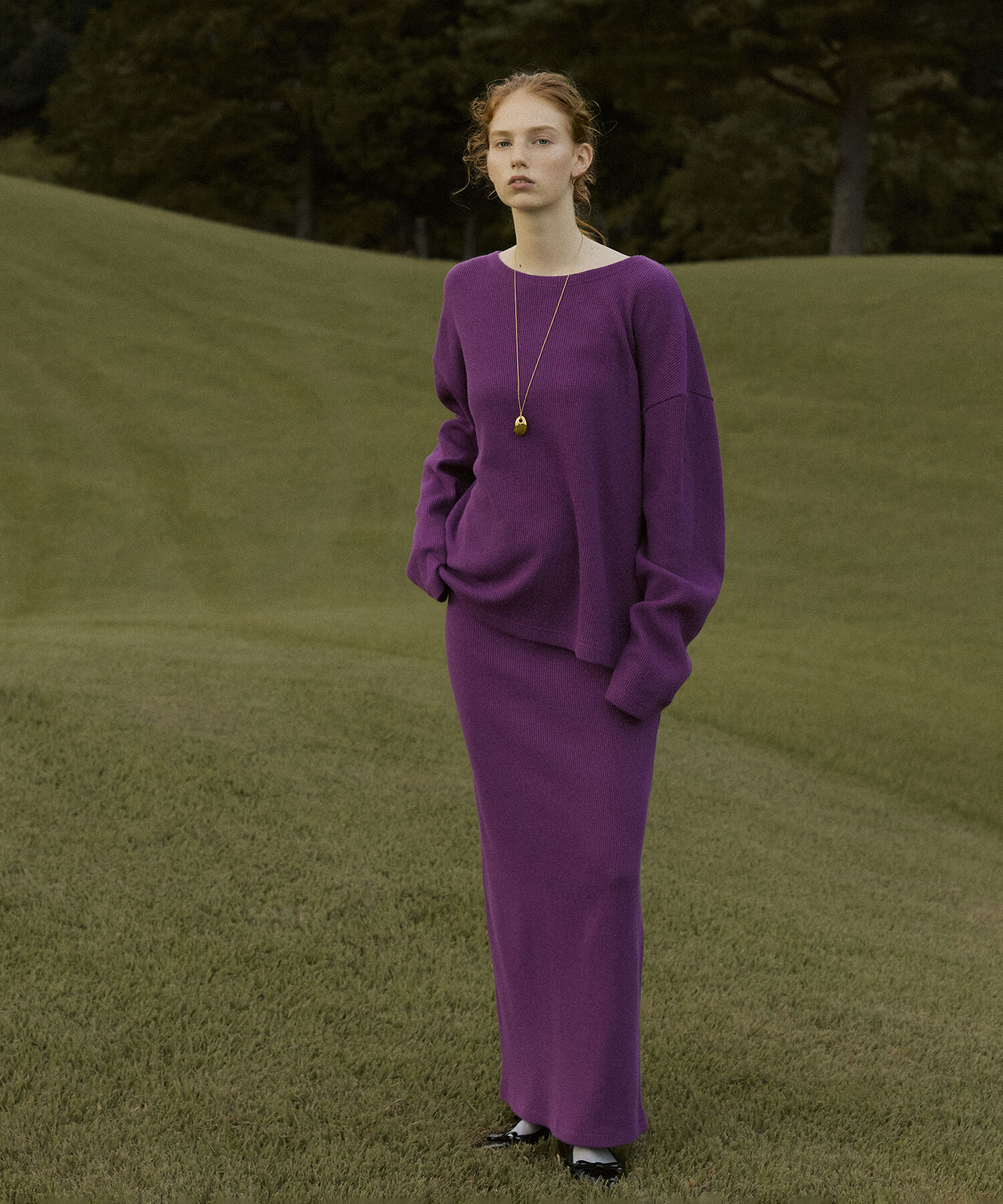 ADAM ET ROPE'「【Miller for ADAM ET ROPE】別注WAFFLE L/S TEE」|Tシャツ・カットソー|