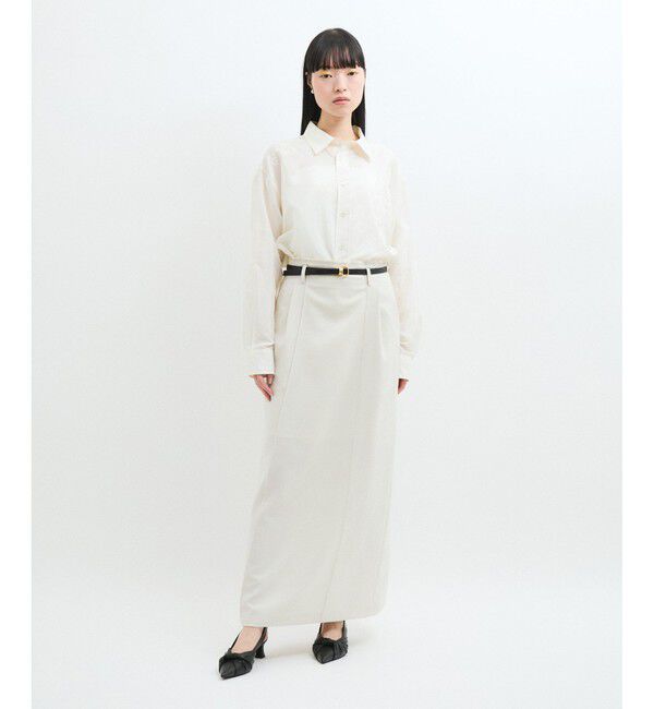 ADAM ET ROPE'「【サステナブル】カットオフディティールスカート」|スカート|