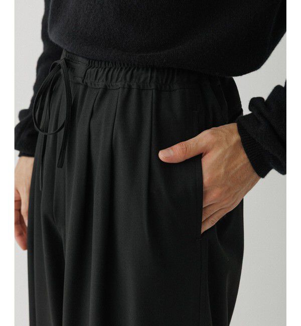 ADAM ET ROPE'「4WAY ストレッチ ツイル イージー スラックス / セットアップ対応」|スラックス|