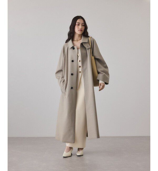 ADAM ET ROPE'「【サステナブル】ニットストレートスカート」|スカート|