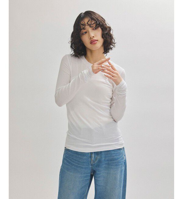 ADAM ET ROPE'「フリルベストセットロンT」|ベスト・ジレ|