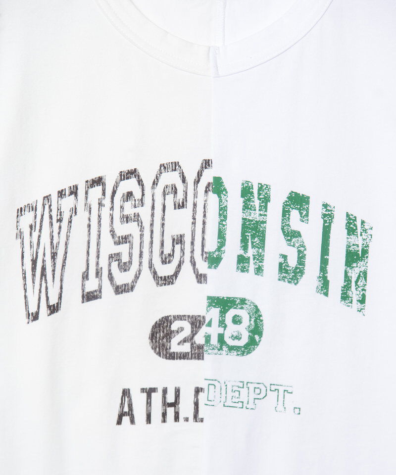  「切替プリントタンクトップ」|Tシャツ・カットソー|