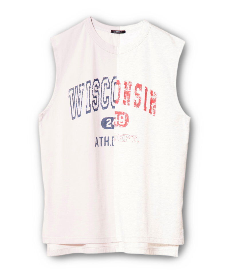  「切替プリントタンクトップ」|Tシャツ・カットソー|