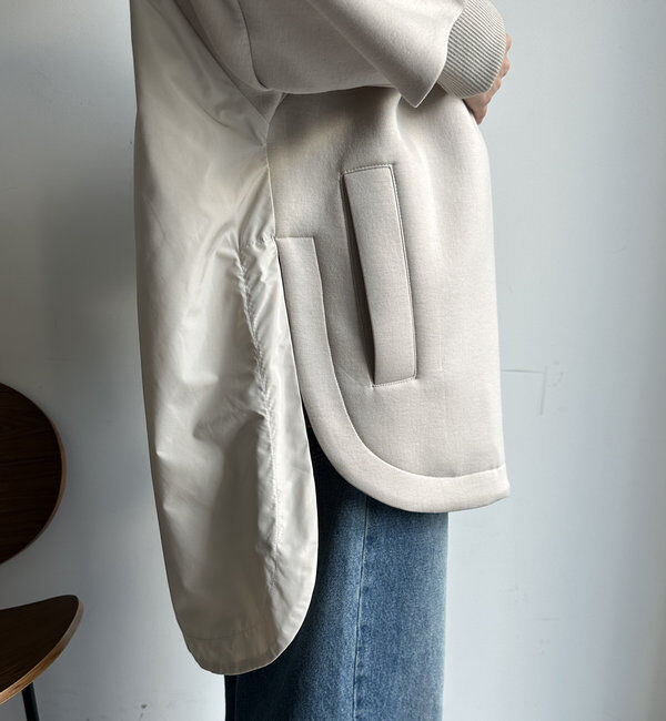  「【WEB限定】ダンボールニット切替ダウンコート」|その他|