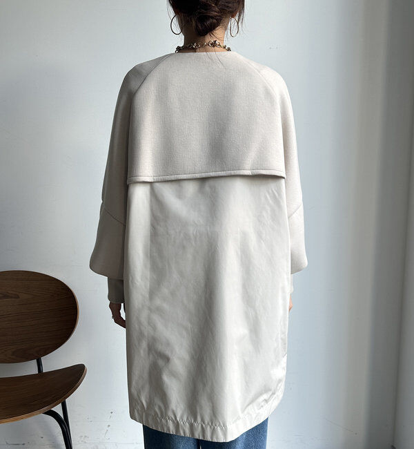  「【WEB限定】ダンボールニット切替ダウンコート」|その他|