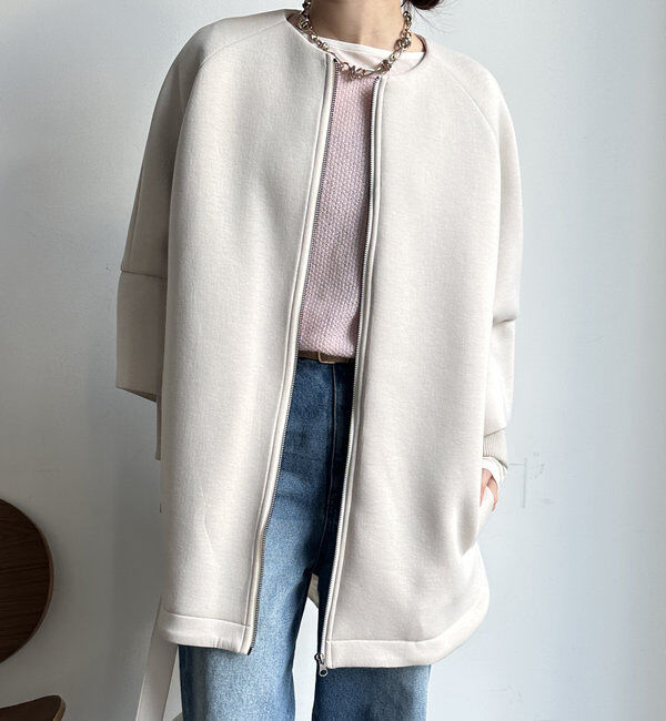  「【WEB限定】ダンボールニット切替ダウンコート」|その他|