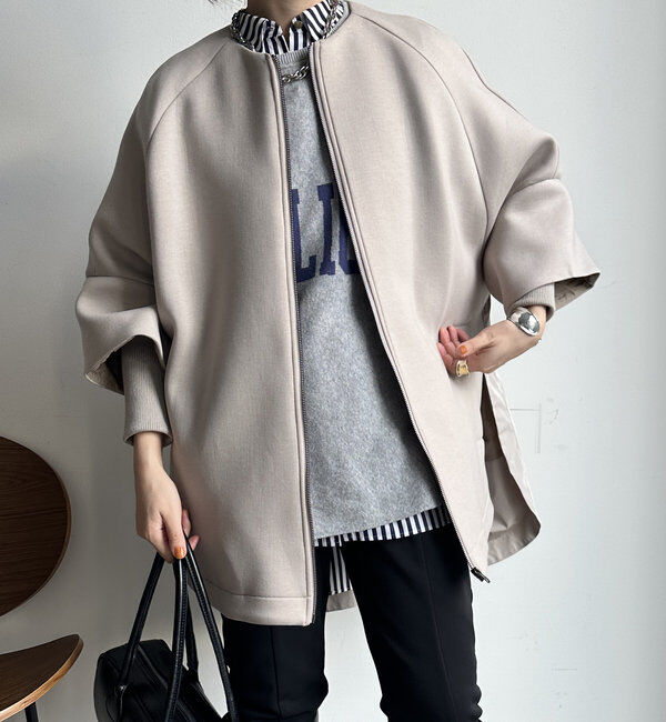  「【WEB限定】ダンボールニット切替ダウンコート」|その他|