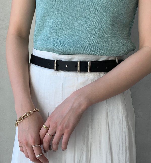  「レザーベルト」|ベルト|ブラック