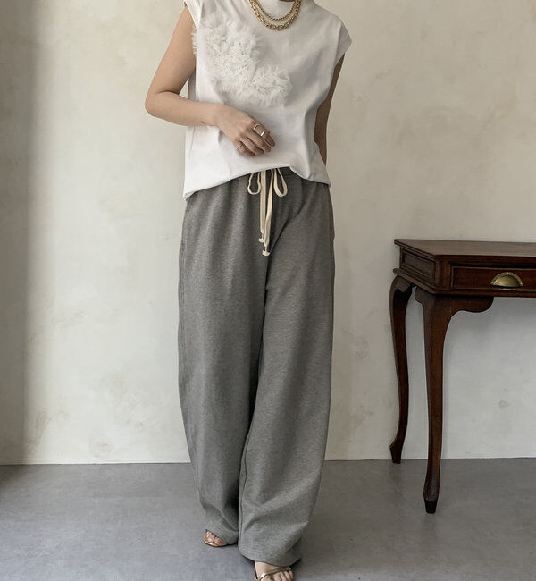  「3DチュールモチーフTEE」|Tシャツ・カットソー|