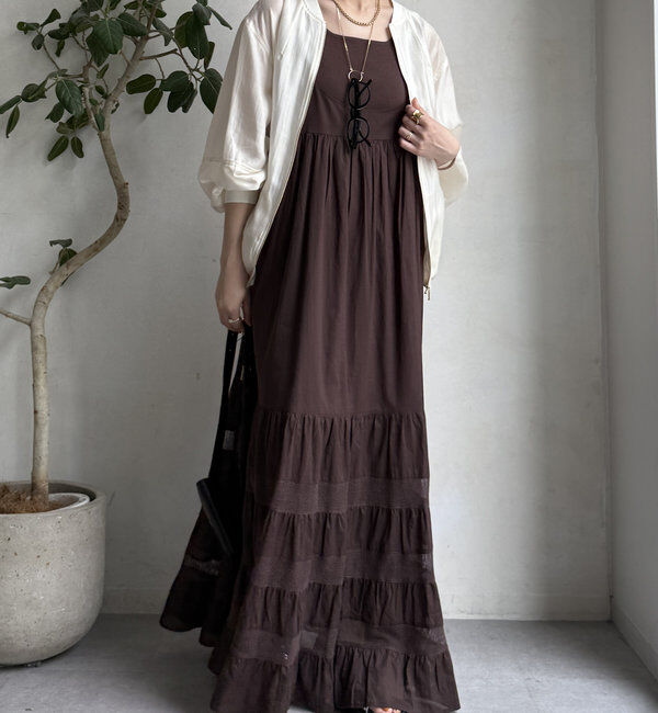  「シアー裾ドロストブルゾン」|ブルゾン・スタジャン|