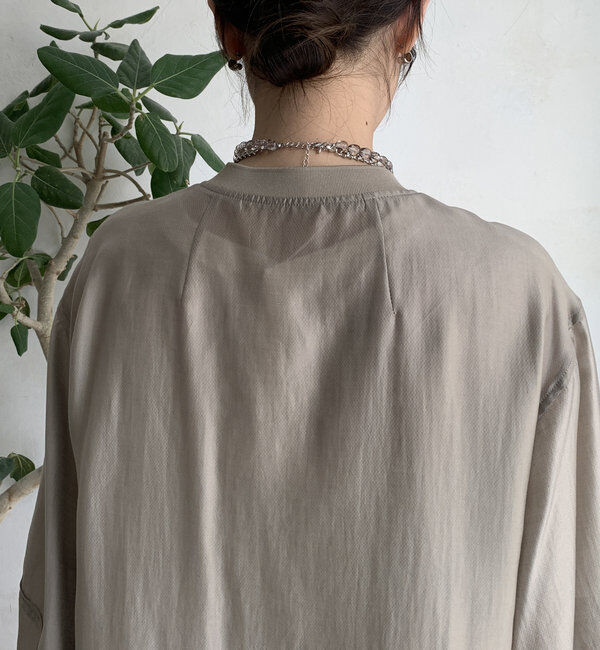  「シアー裾ドロストブルゾン」|ブルゾン・スタジャン|