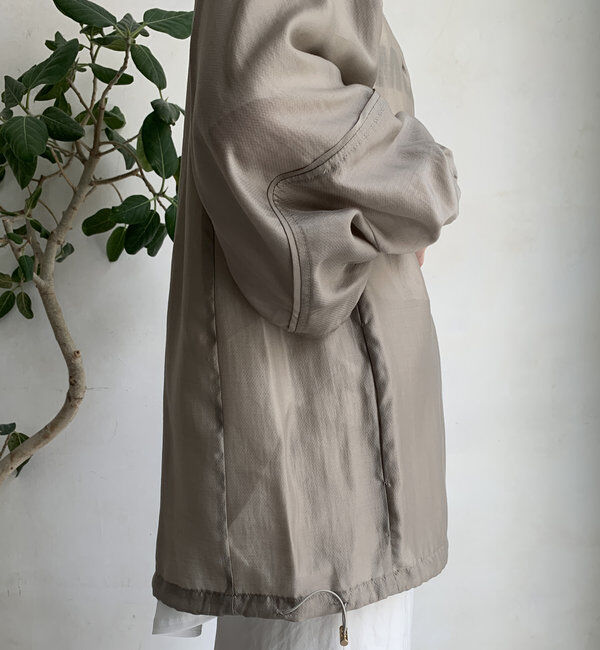  「シアー裾ドロストブルゾン」|ブルゾン・スタジャン|