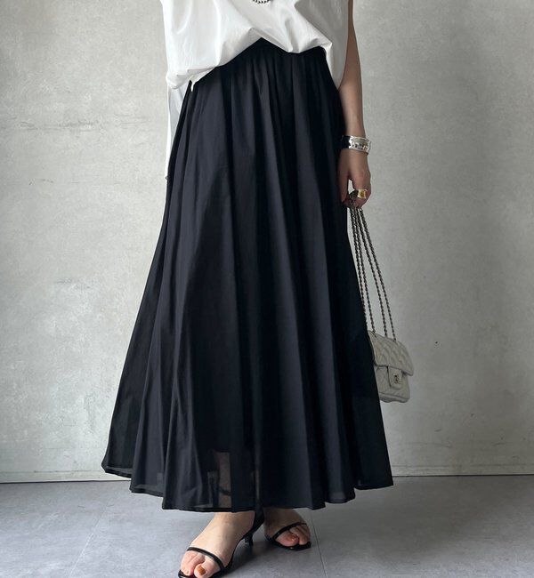  「【WEB限定】コットンフレアスカート」|スカート|