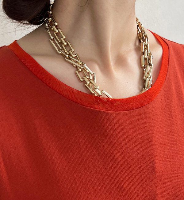  「チュール切替マーメイドフレアワンピース」|ワンピース|