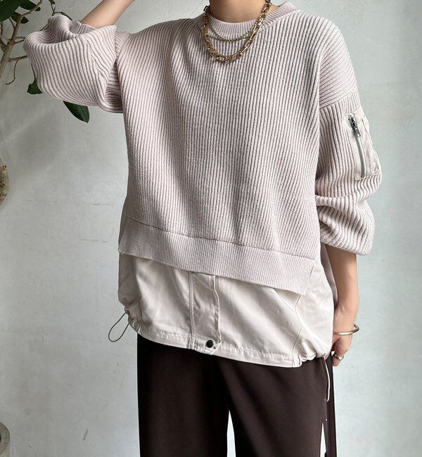  「【WEB限定】MA1ポケットプルオーバー」|Tシャツ・カットソー|