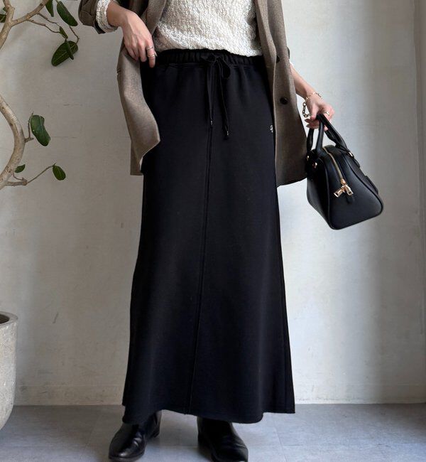  「裏起毛DD刺繍スカート」|スカート|