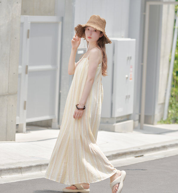  「インド綿チェンナイキャミワンピース」|ワンピース|