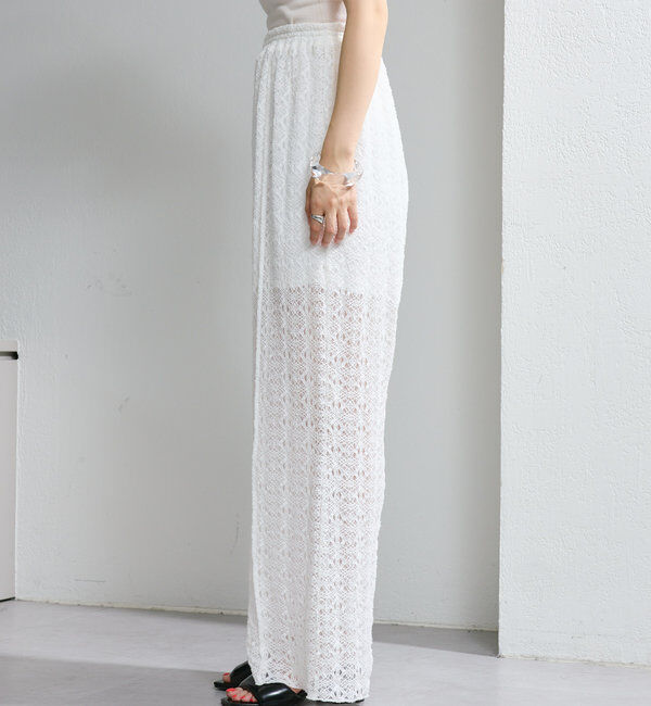  「【セットアップ対応】レースワイドパンツ」|その他|