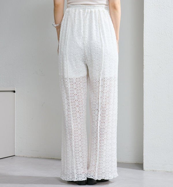  「【セットアップ対応】レースワイドパンツ」|その他|