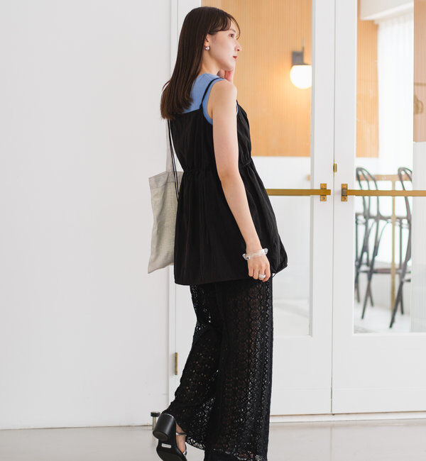  「【セットアップ対応】レースワイドパンツ」|その他|