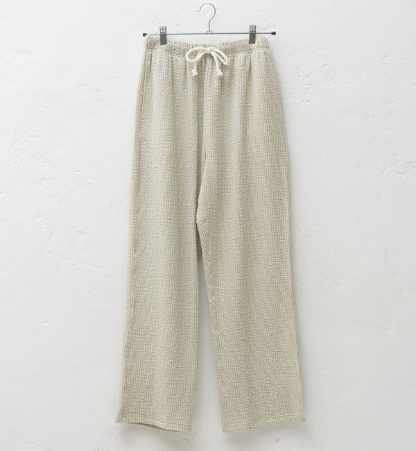  「【WHIMSIC/SETUP対応】ストレッチシアサッカーイージーパンツ」|チノ|