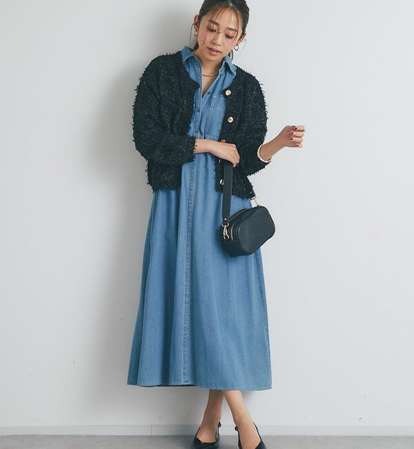  「《着るだけで大人カジュアル》デニムシャツワンピース」|その他|