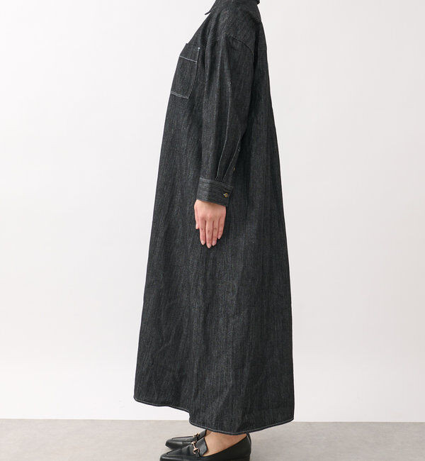  「《着るだけで大人カジュアル》デニムシャツワンピース」|その他|