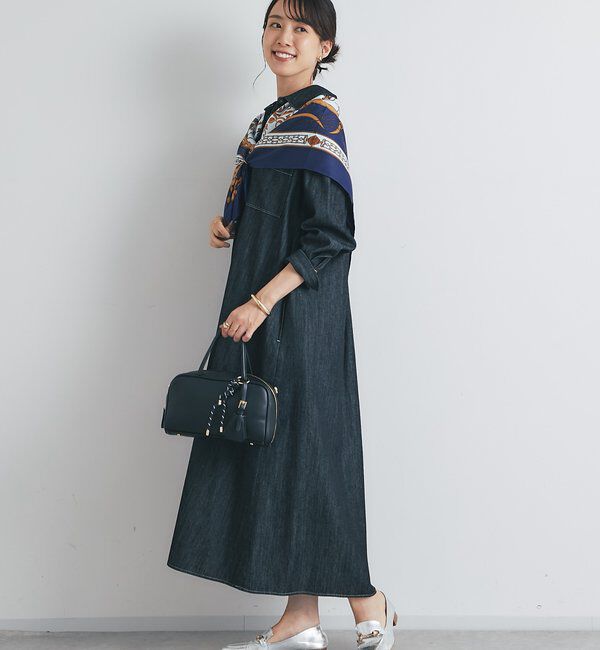  「《着るだけで大人カジュアル》デニムシャツワンピース」|その他|