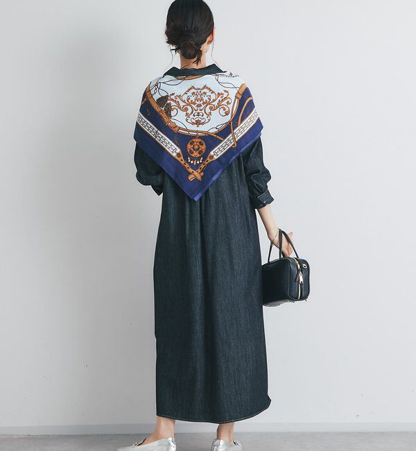  「《着るだけで大人カジュアル》デニムシャツワンピース」|その他|