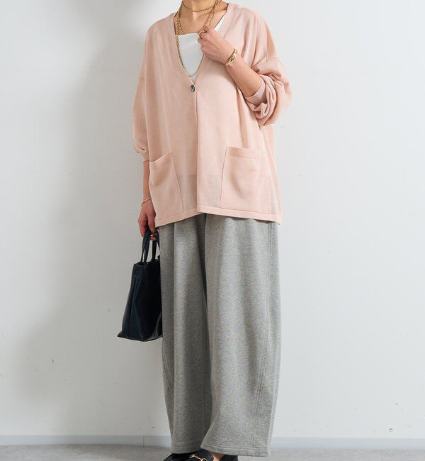  「《UVカット・接触冷感》多機能アウトポケットカーディガン」|ニット・セーター|