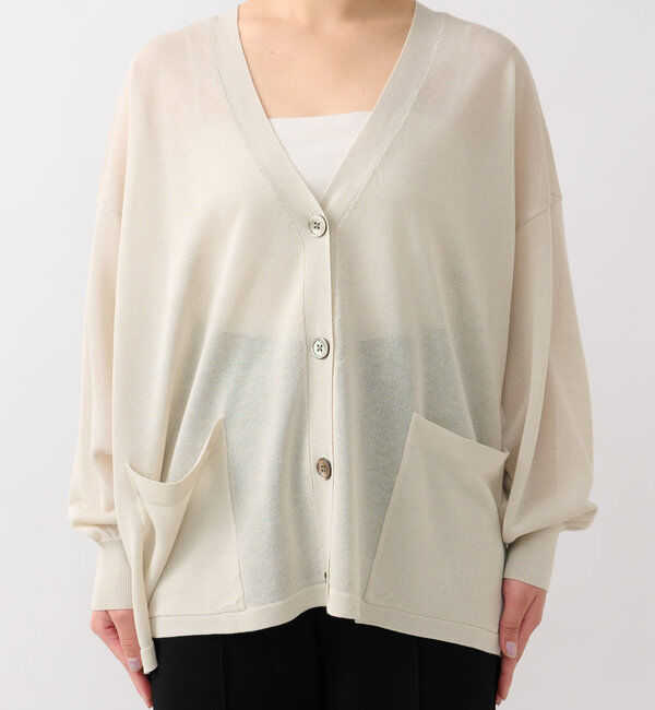  「《UVカット・接触冷感》多機能アウトポケットカーディガン」|ニット・セーター|