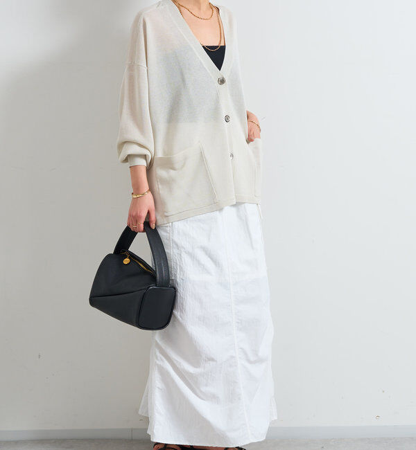  「《UVカット・接触冷感》多機能アウトポケットカーディガン」|ニット・セーター|