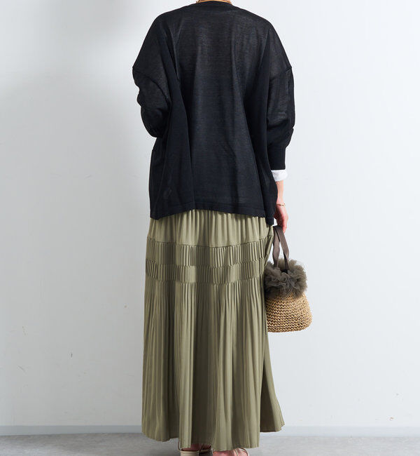  「《UVカット・接触冷感》多機能アウトポケットカーディガン」|ニット・セーター|