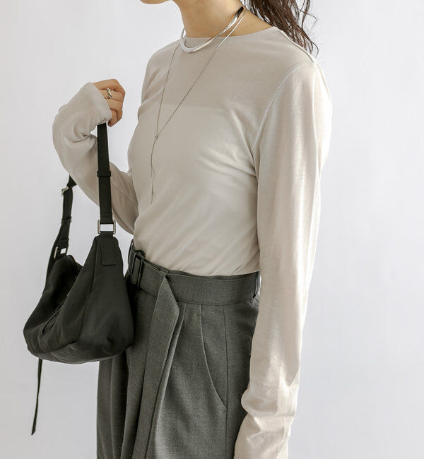  「【MONN.:.(モン)】シアーロンT」|Tシャツ・カットソー|