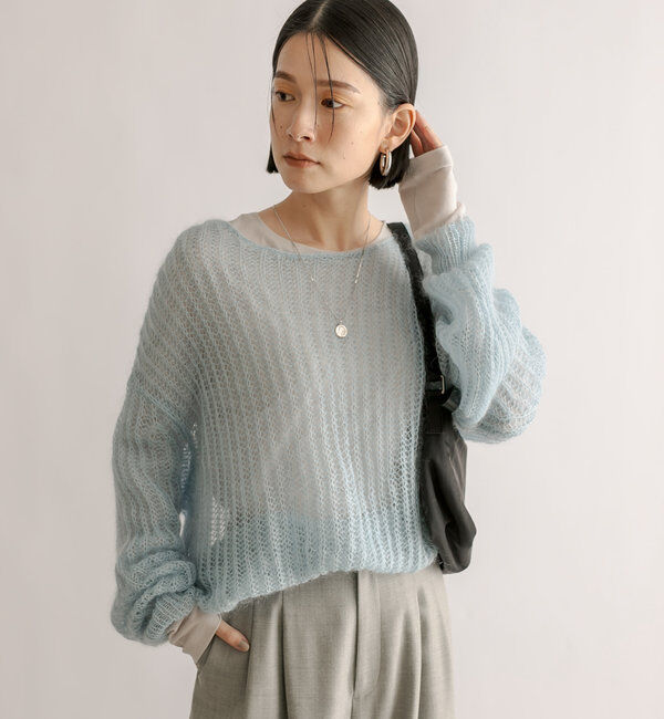  「【MONN.:.(モン)】シアーロンT」|Tシャツ・カットソー|