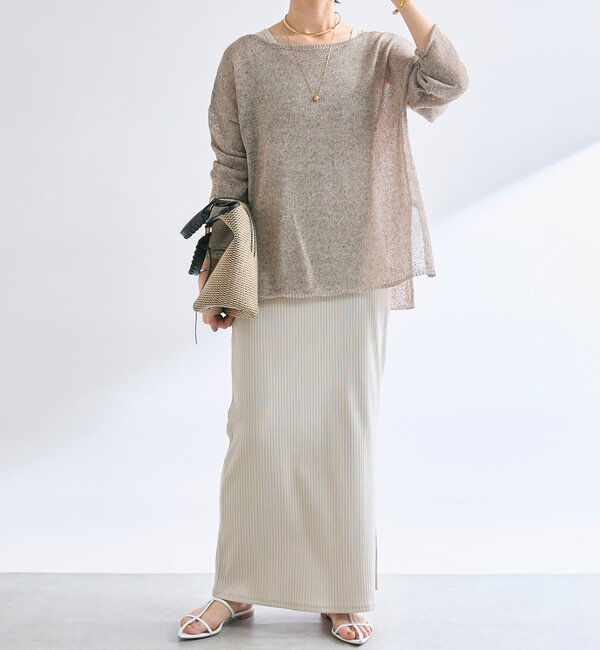  「【マイナス3kg/レビュー高評価☆】2WAYリブタンクワンピース」|ワンピース|