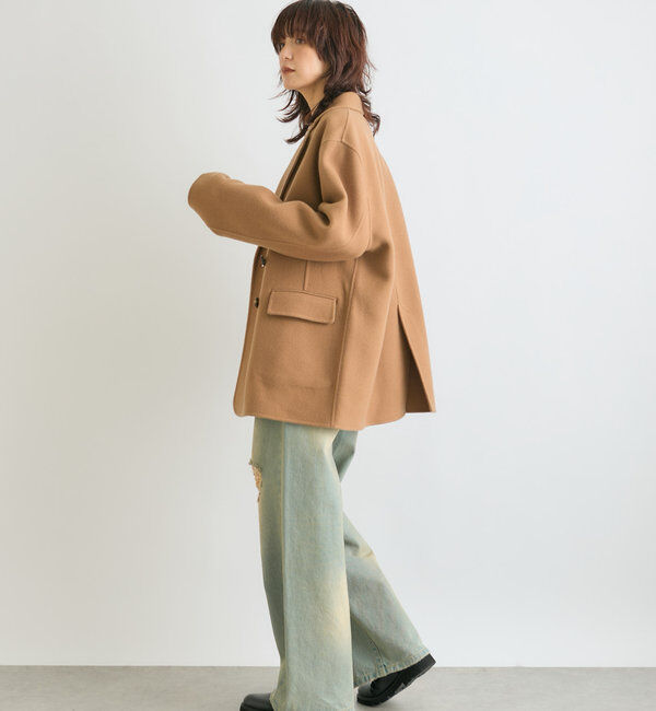  「【MONN.:.(モン)】ハイライズダメージDENIM」|デニム|