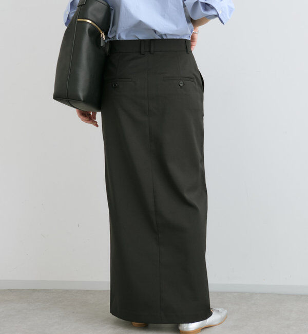  「【さり気ない存在感】ラップスラックススカート」|スカート|